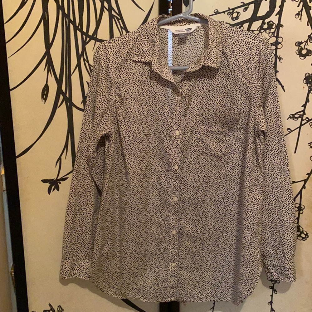 Old Navy Women’s Leopard Print Tunic Shirt